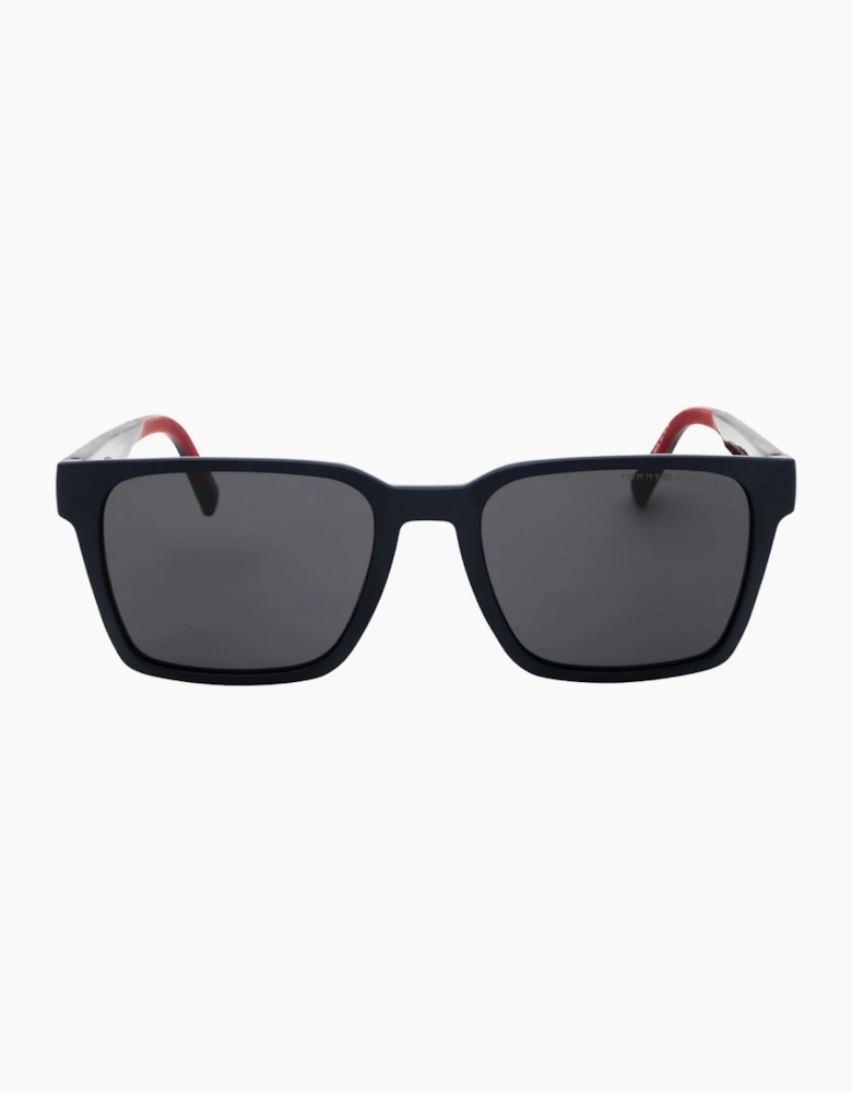 Tommy Hilfiger Blue/Red Framed Sunglasses