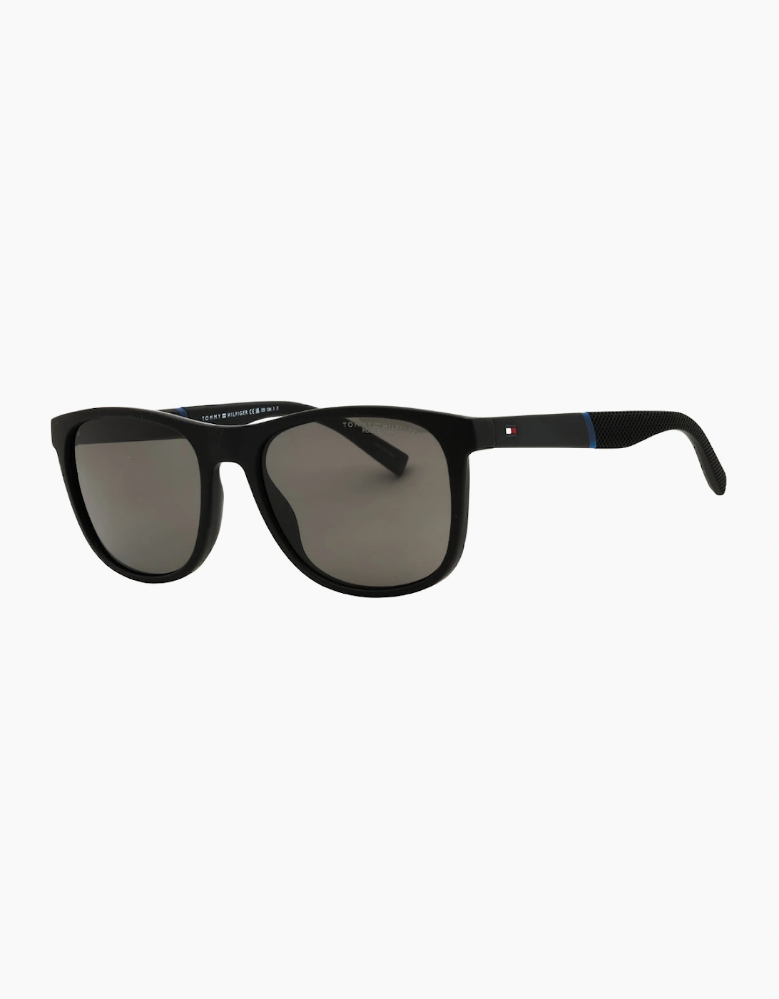 Tommy Hilfiger Matte Black Polarised Sunglasses