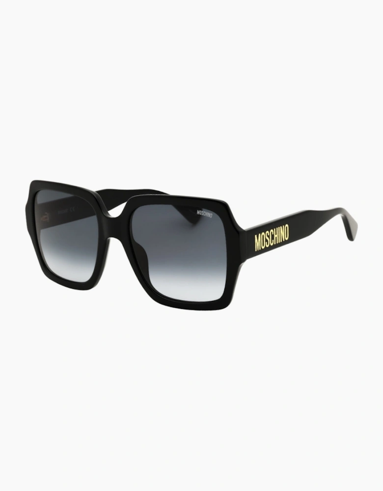 Moschino Black Square Shape Sunglasses