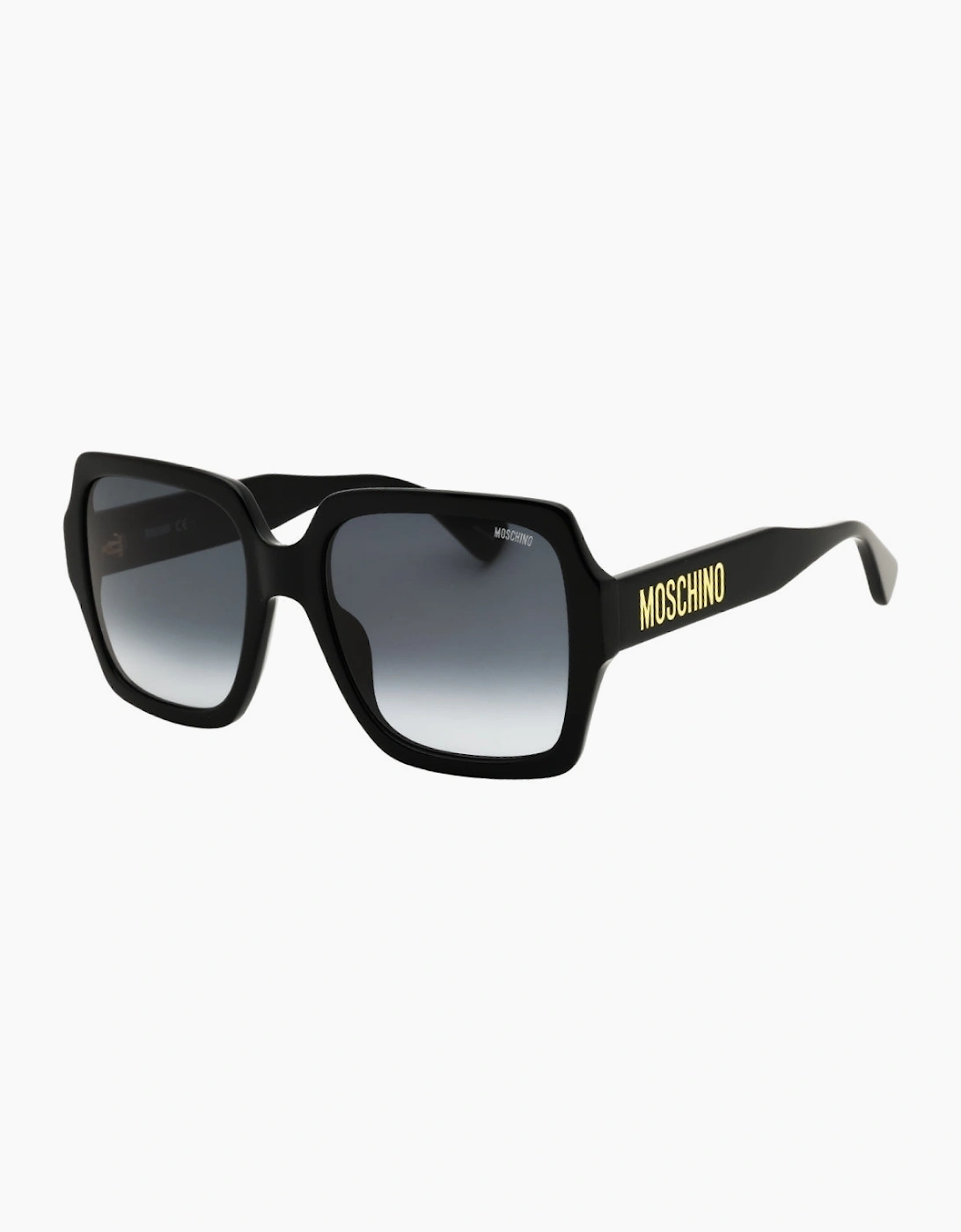Moschino Black Square Shape Sunglasses