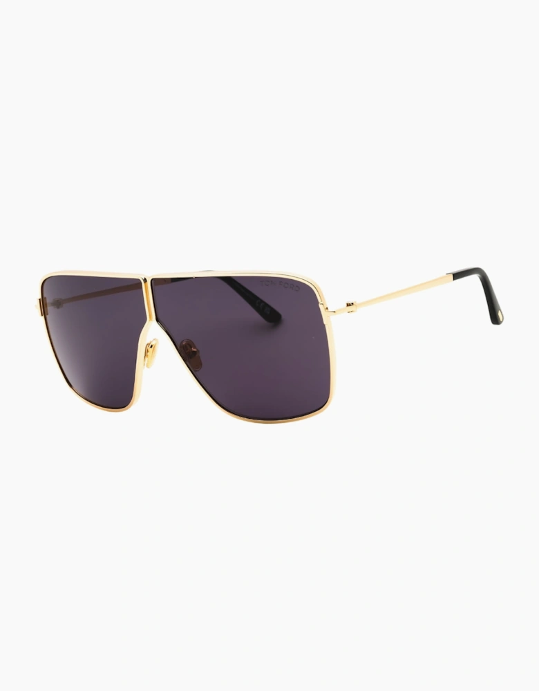 Tom Ford Shiny Deep Gold Sunglasses