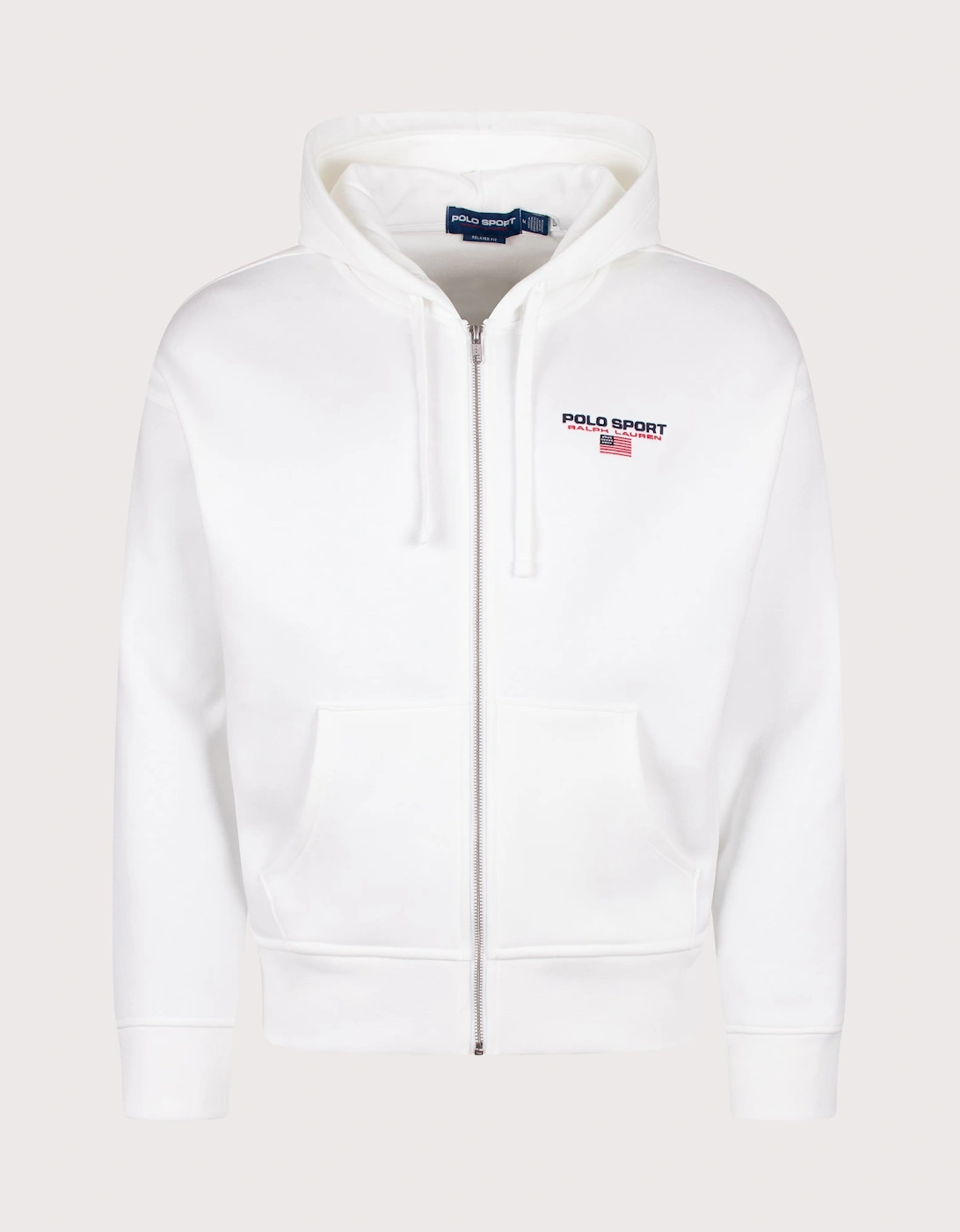 Relaxed Fit Polo Sport Flag Logo Hoodie, 6 of 5