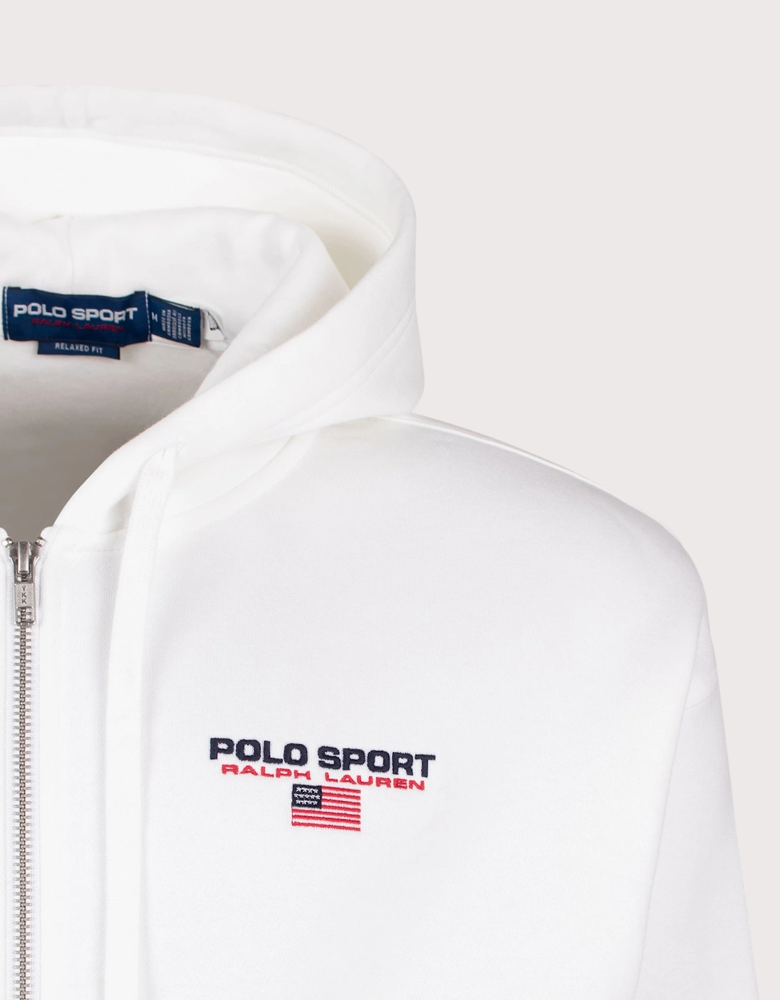 Relaxed Fit Polo Sport Flag Logo Hoodie