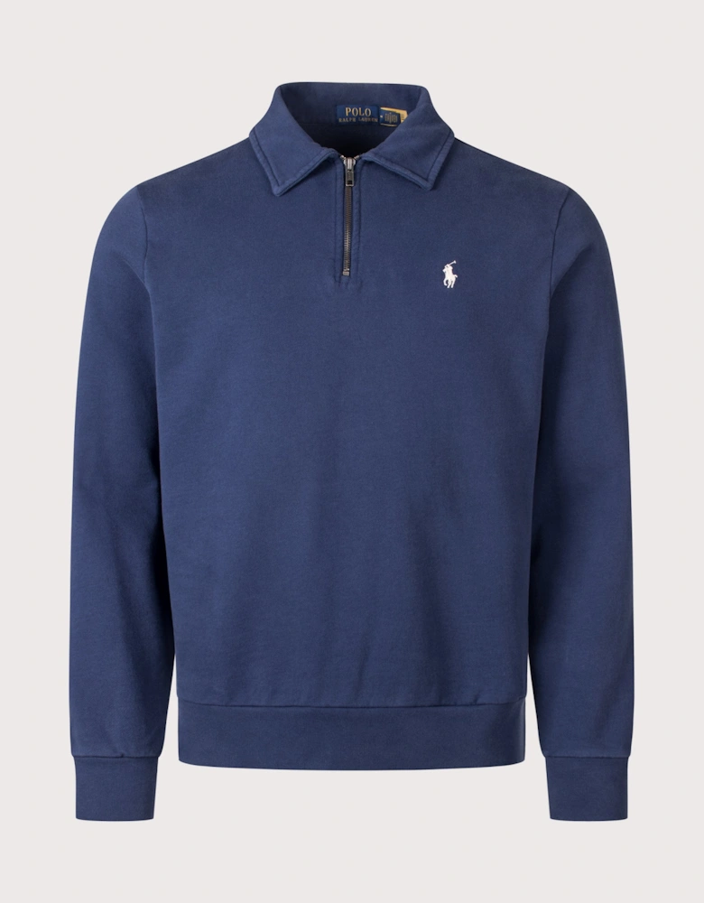Loopback Quarter Zip Sweatshirt