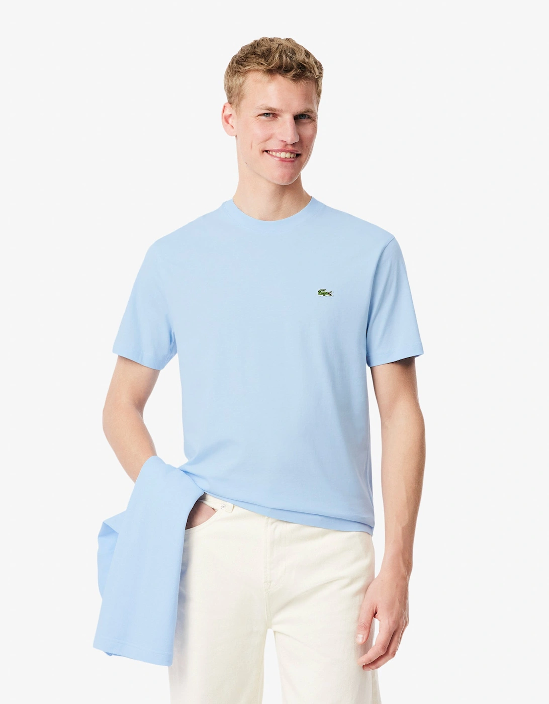 Lacoste Mens Classic Fit Cotton Jersey T-Shirt - Rill T01, 8 of 7