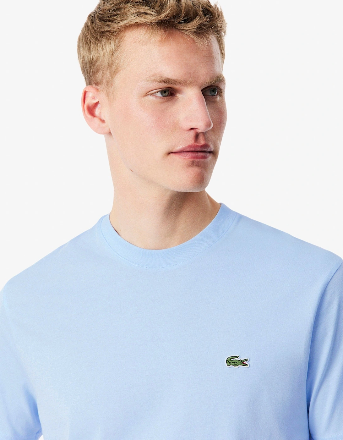 Lacoste Mens Classic Fit Cotton Jersey T-Shirt - Rill T01