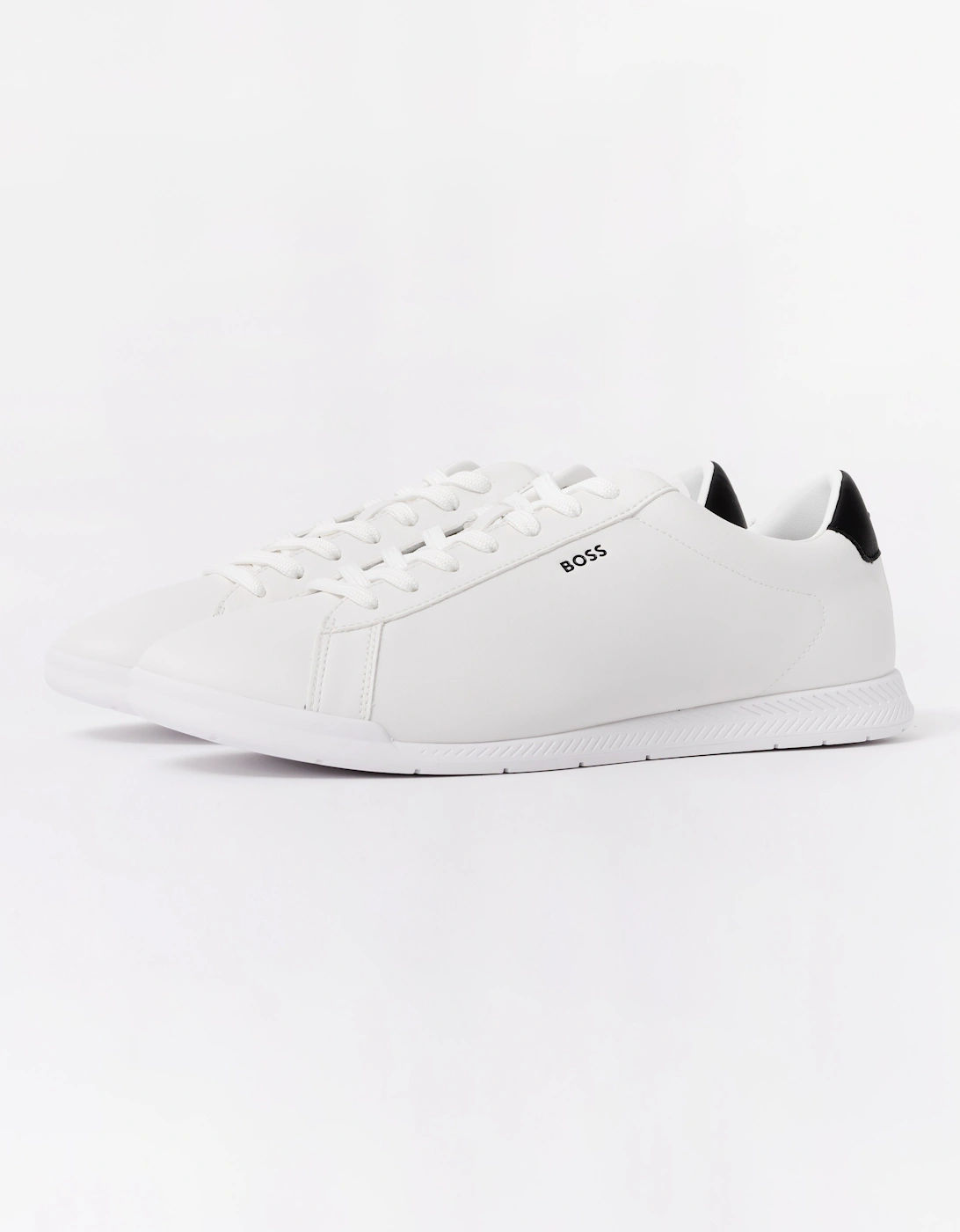 BOSS Orange Nitan Lowp pltd Mens Trainers - Natural 101