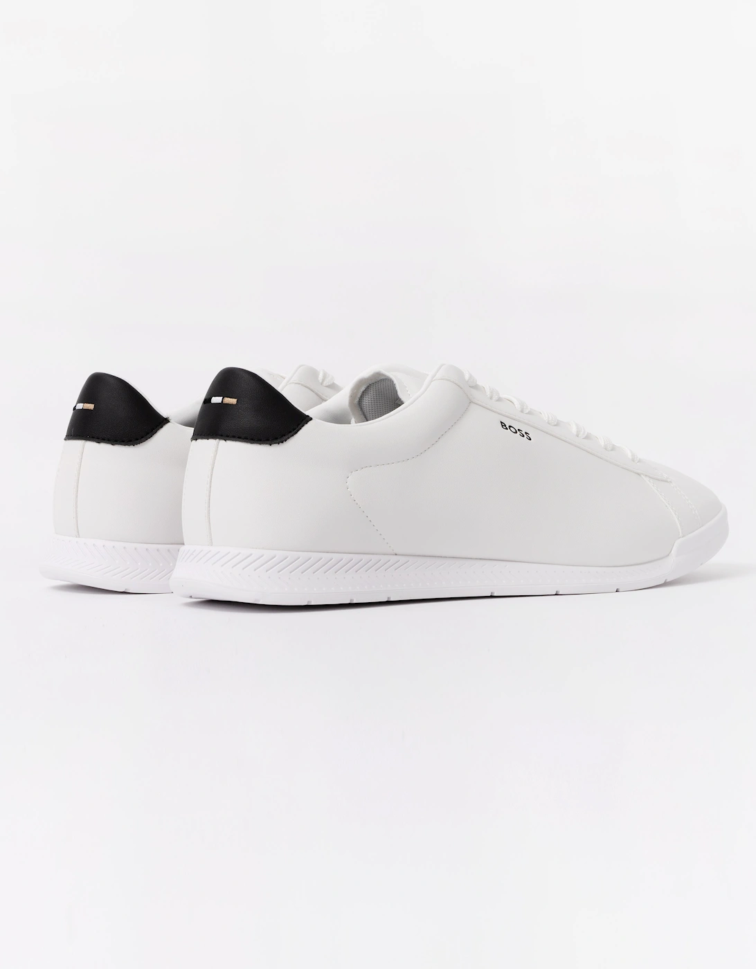 BOSS Orange Nitan Lowp pltd Mens Trainers - Natural 101