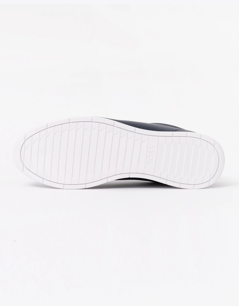 BOSS Orange Nitan Lowp pltd Mens Trainers - Dark Blue 401
