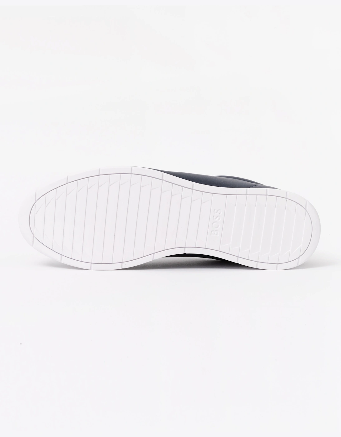 BOSS Orange Nitan Lowp pltd Mens Trainers - Dark Blue 401