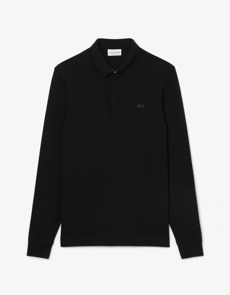 Lacoste Mens Long Sleeve Polo - Black 031