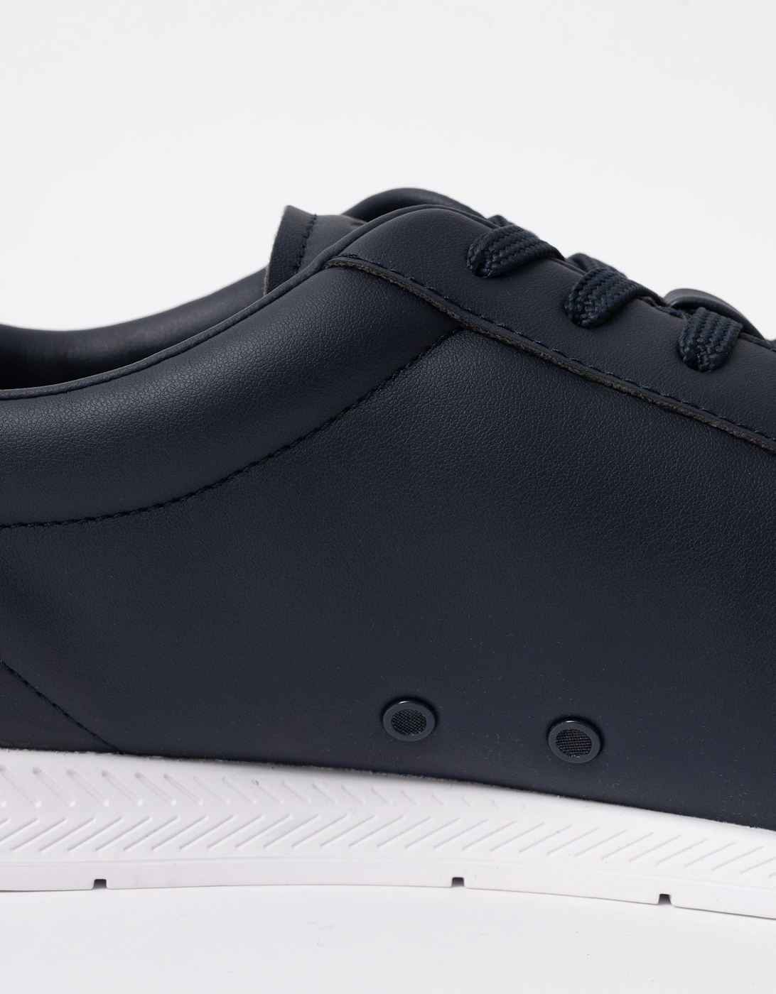 BOSS Orange Nitan Lowp pltd Mens Trainers - Dark Blue 401