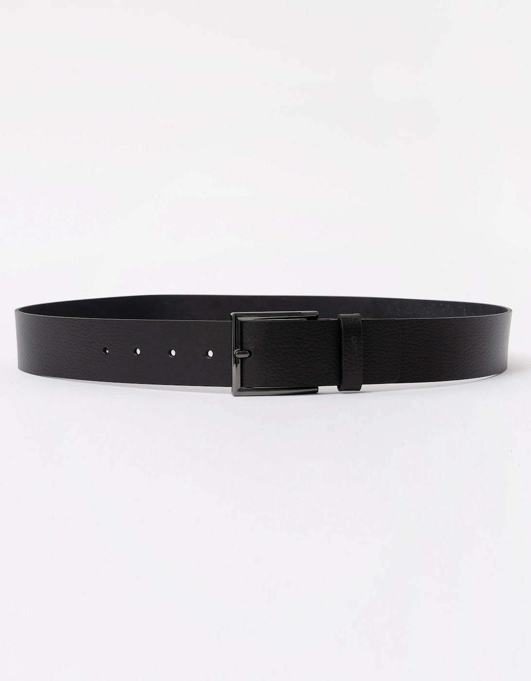 HUGO Giaspo-GR Mens Leather Belt - Black 002