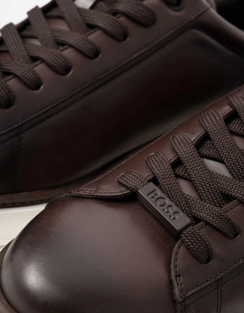BOSS Orange Bulton Runn bufwtL Mens Trainers - Dark Brown 201
