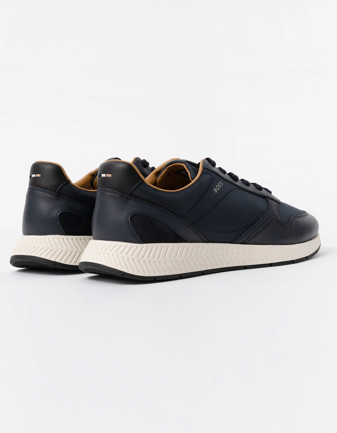 BOSS Orange Titanium Runn buny Mens Trainers - Dark Blue 401