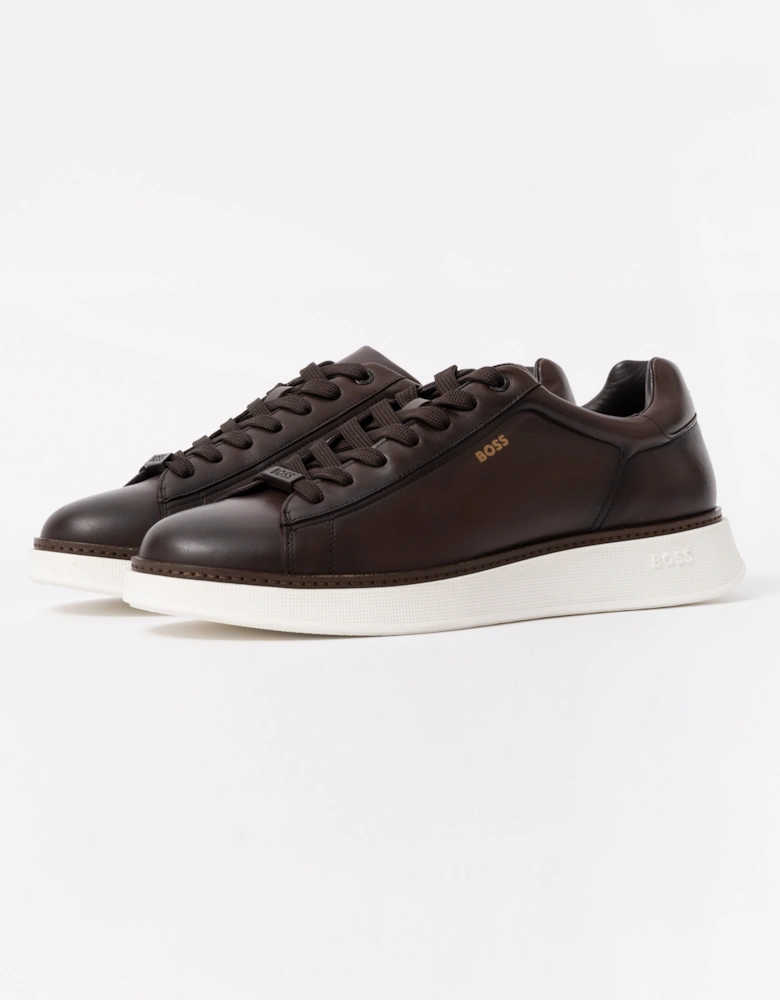 BOSS Orange Bulton Runn bufwtL Mens Trainers - Dark Brown 201
