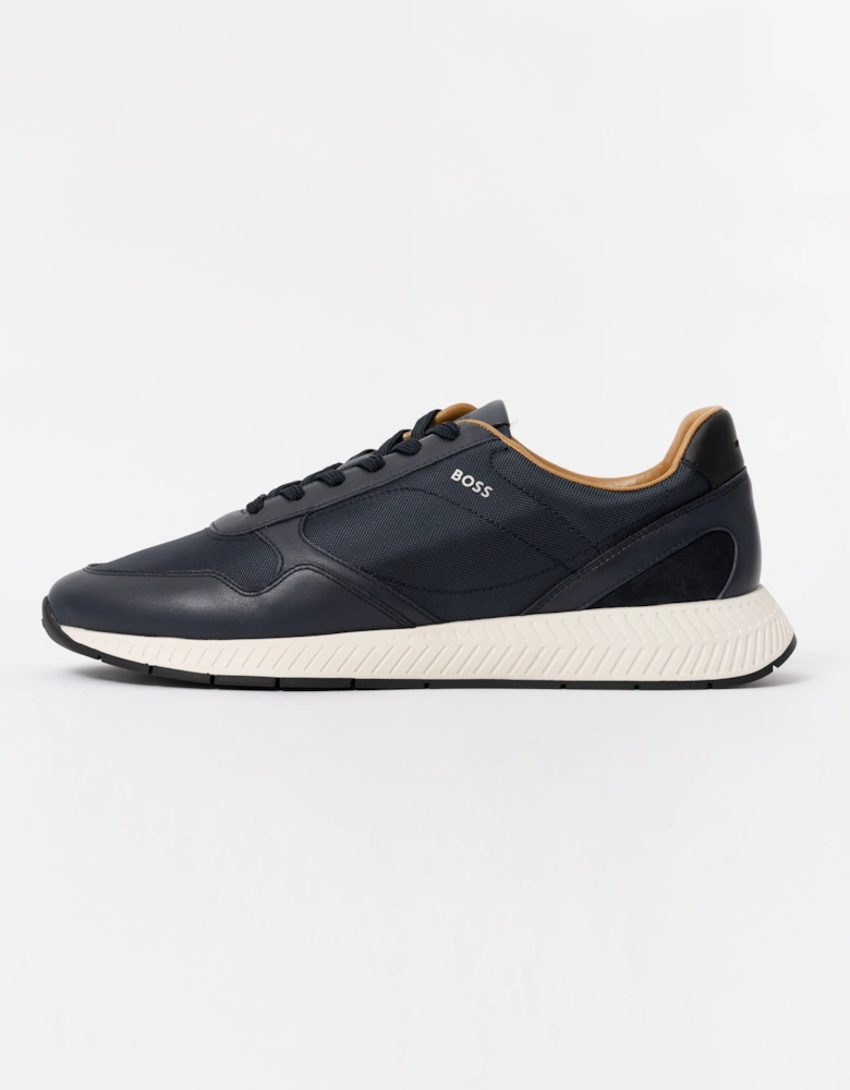 BOSS Orange Titanium Runn buny Mens Trainers - Dark Blue 401