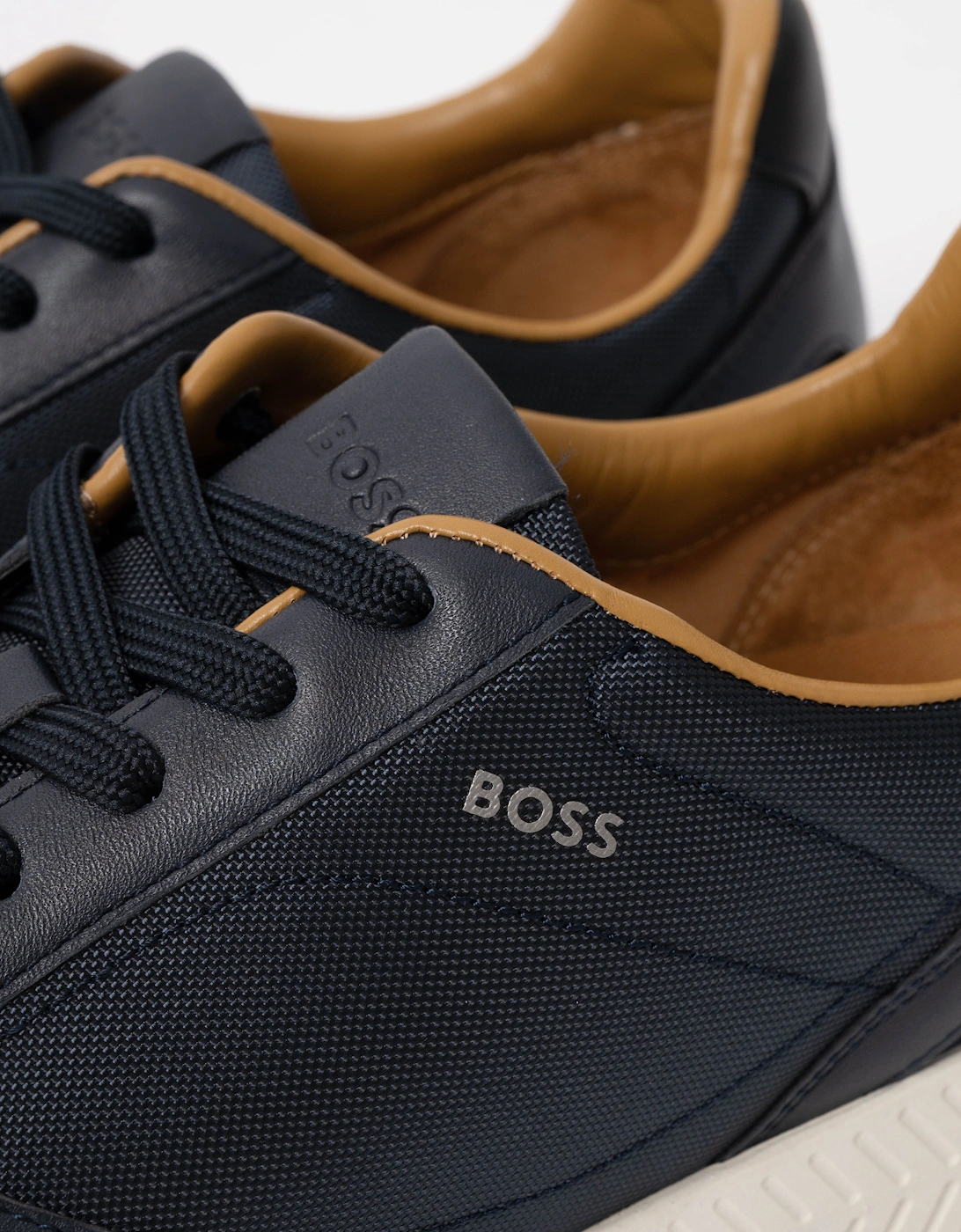BOSS Orange Titanium Runn buny Mens Trainers - Dark Blue 401