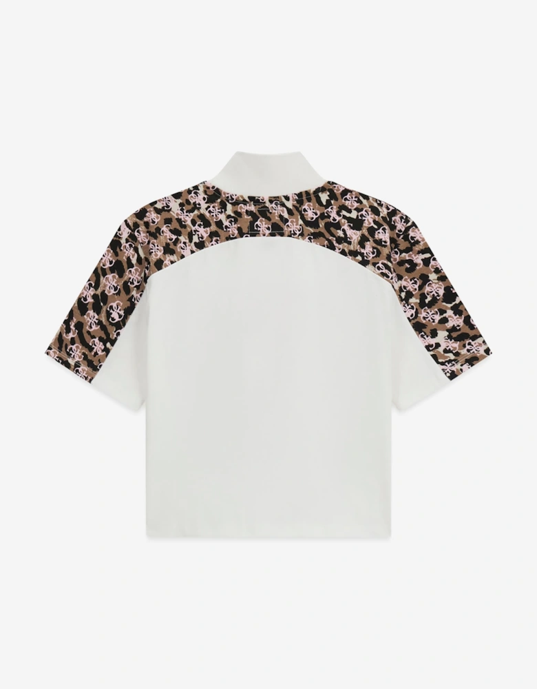 Guess Girls Oversized Midi T-Shirt in White