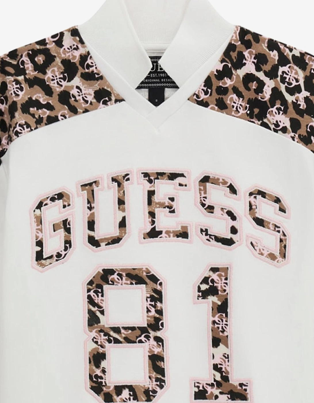 Guess Girls Oversized Midi T-Shirt in White