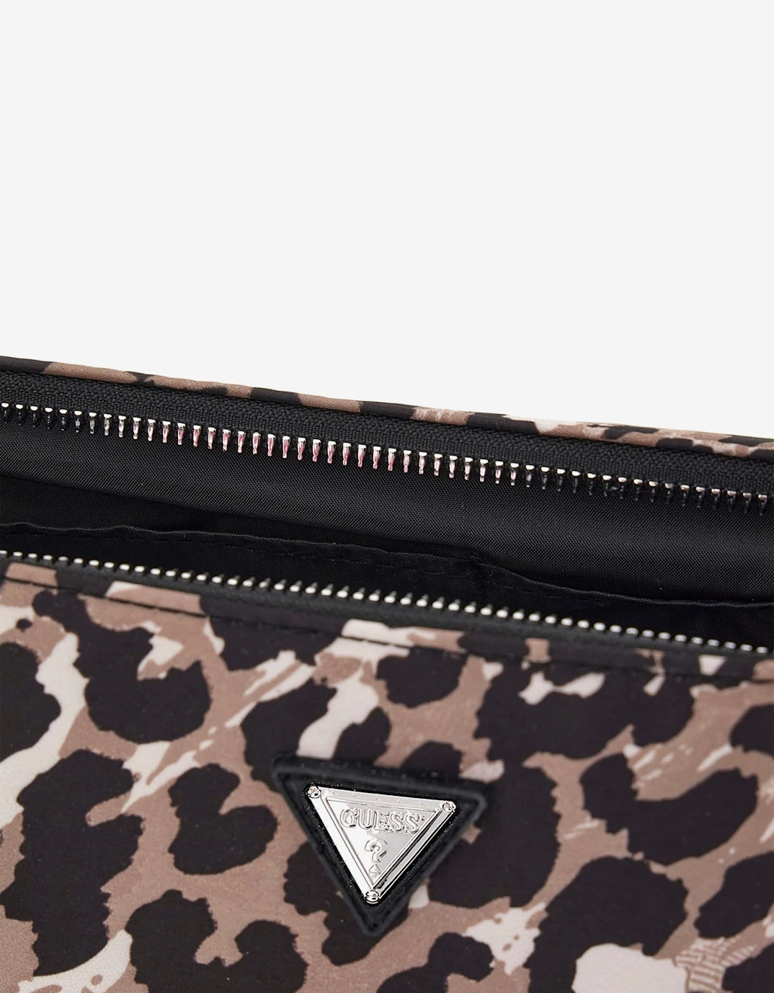 Guess Girls Leopard Print Shoulder Bag in Brown (31cm)