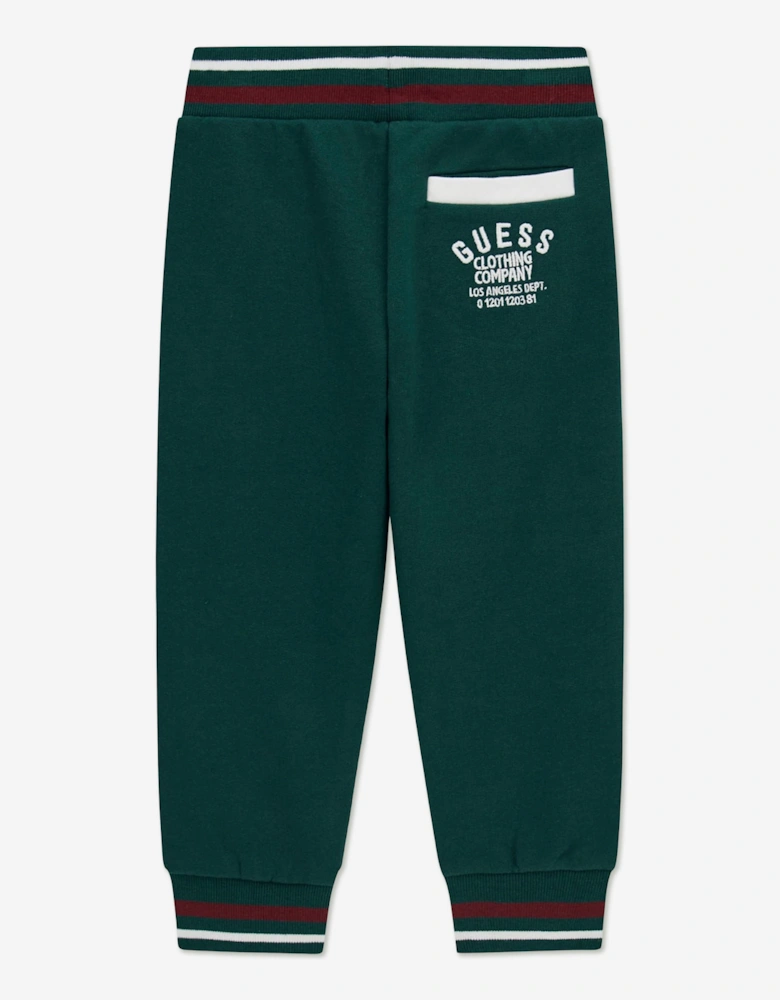 Guess Boys Logo Joggers in Green