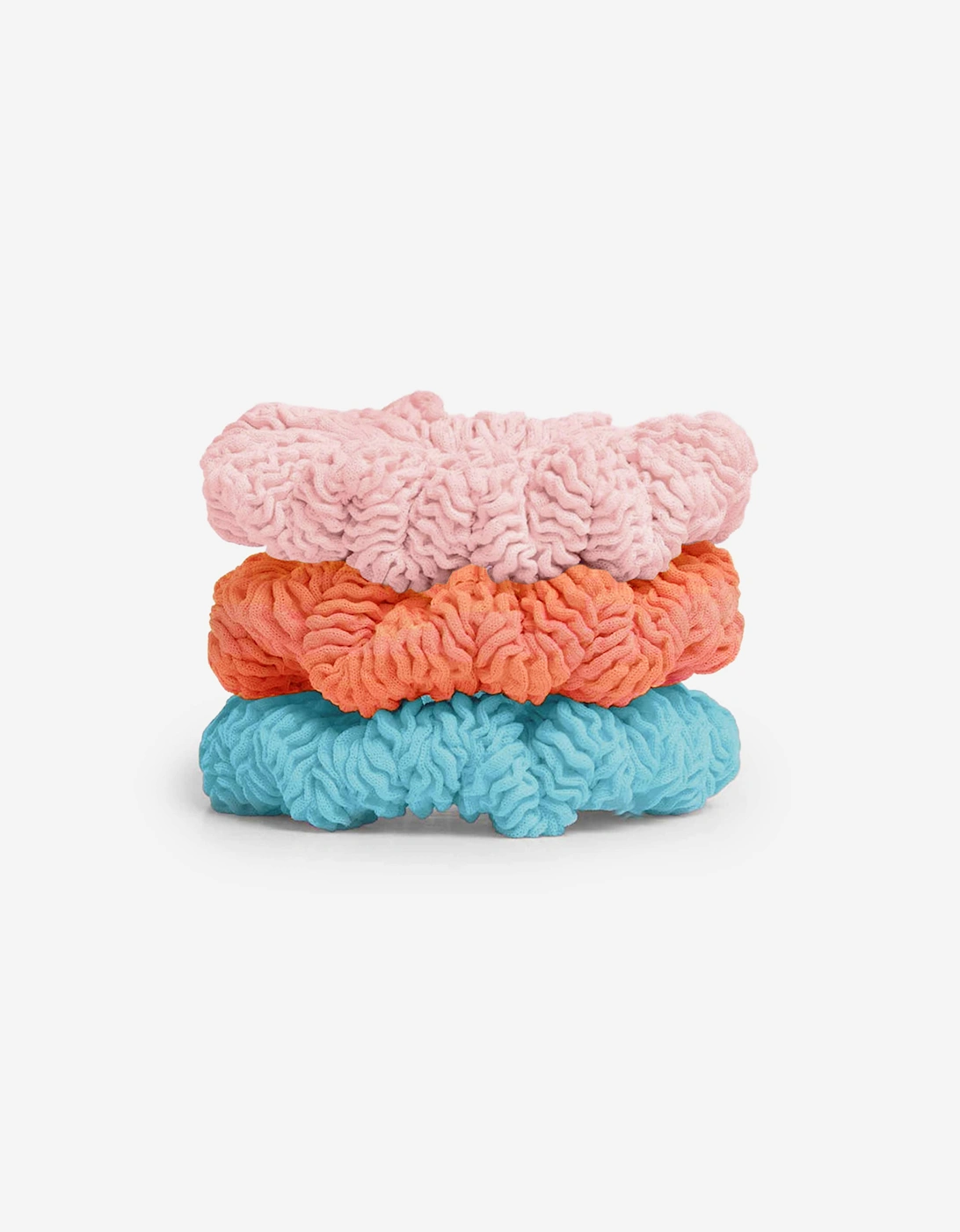 HUNZA G Girls 3 Pack Scrunchies in Multicolour - Size: ONE size,