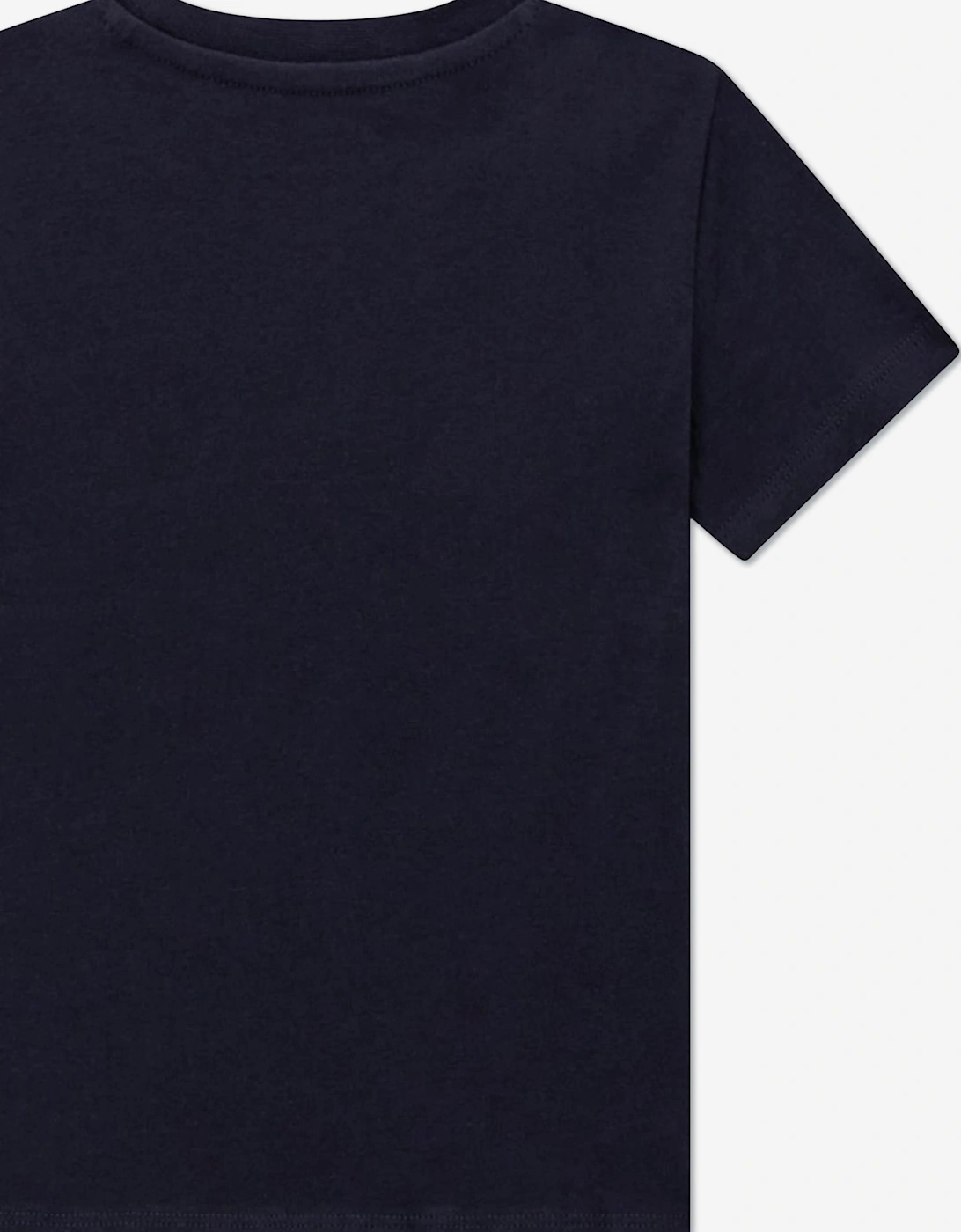 Guess Boys Bear Logo T-Shirt in Navy