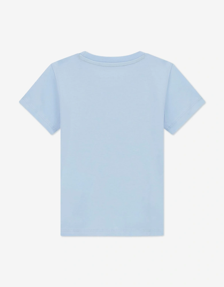 Guess Boys Bear Logo T-Shirt in Blue