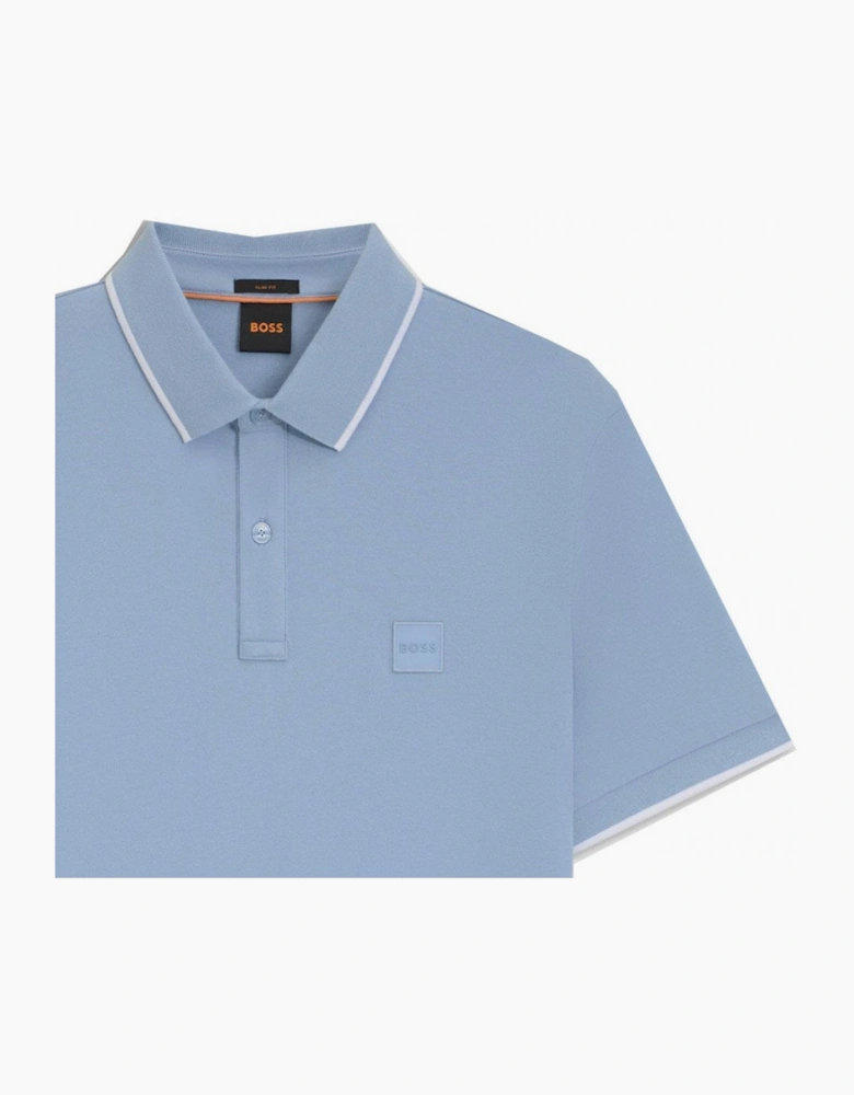 Hugo Boss Men's Blue Passertip Polo Shirt