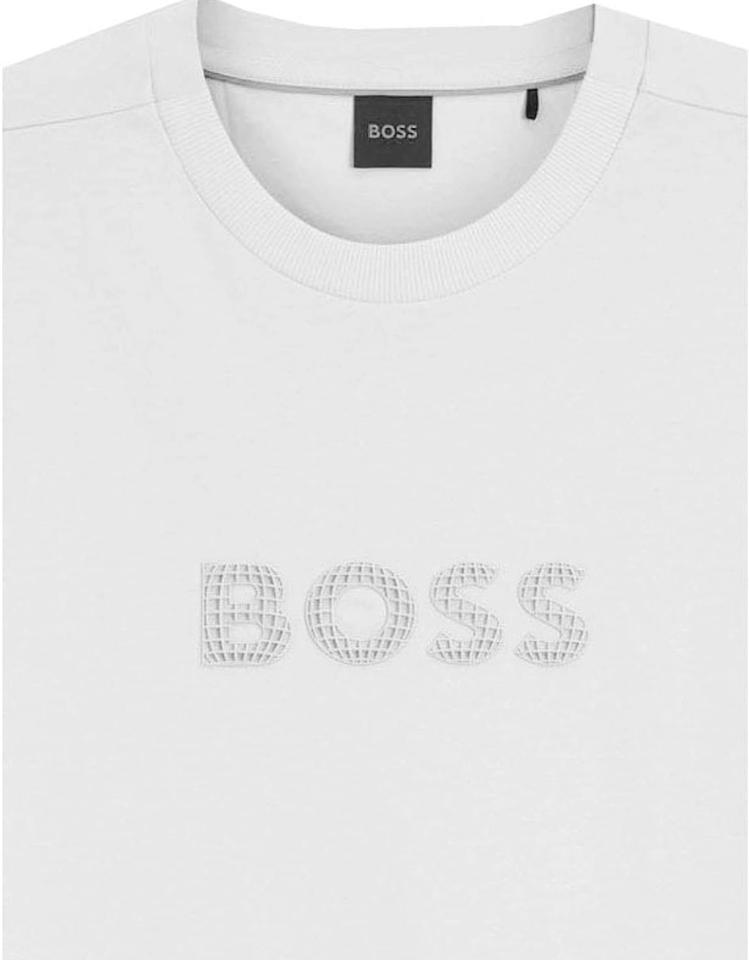 Hugo Boss Men's White Terrace Logo T-shirt