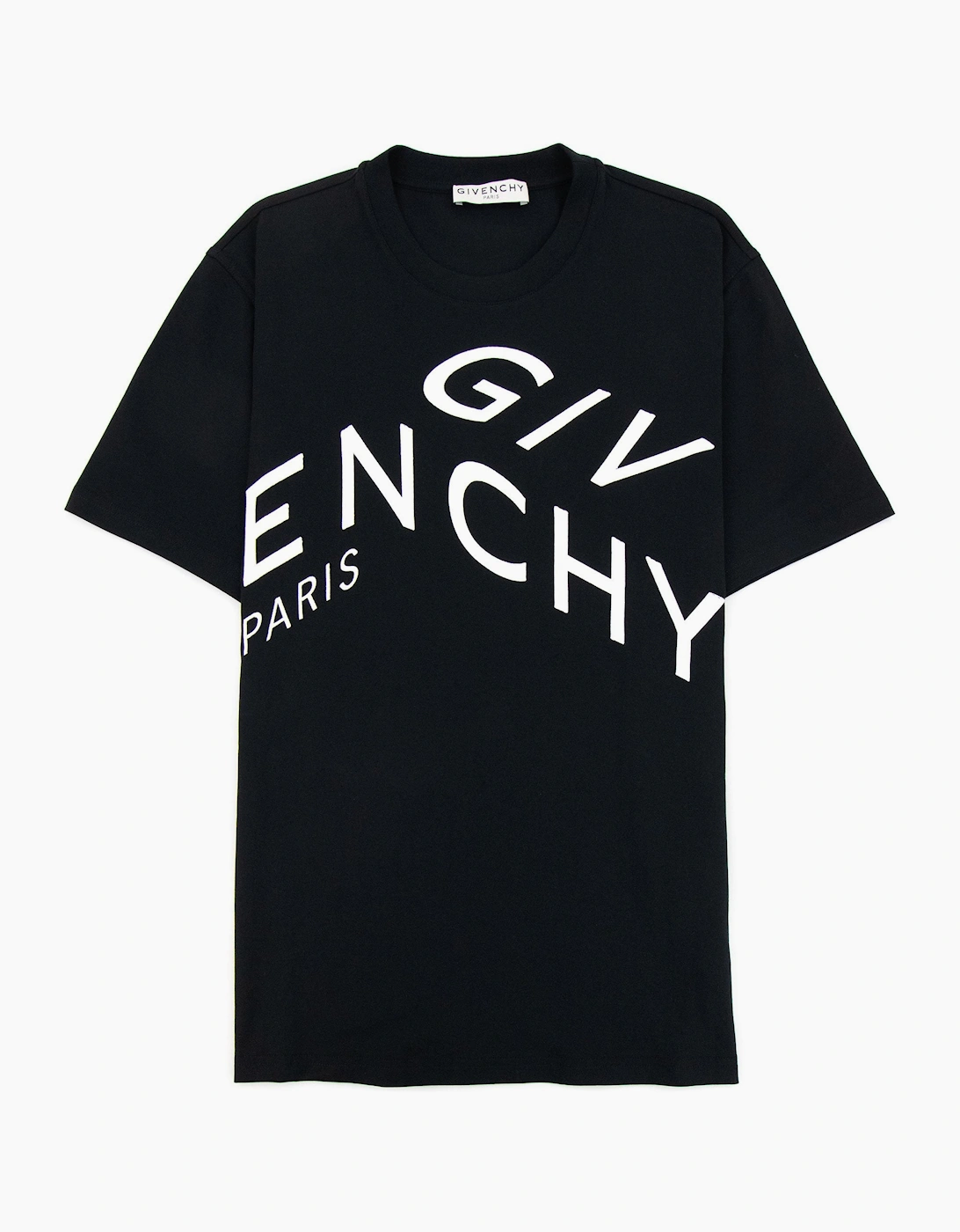 Givenchy Men's Black Refracted Slim T Shirt - Size: 40