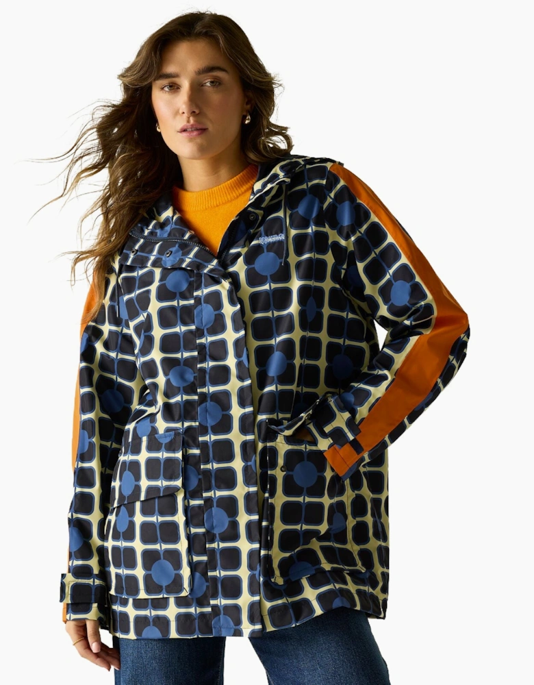 Regatta Womens Orla Kiely Mid length Waterproof Jacket