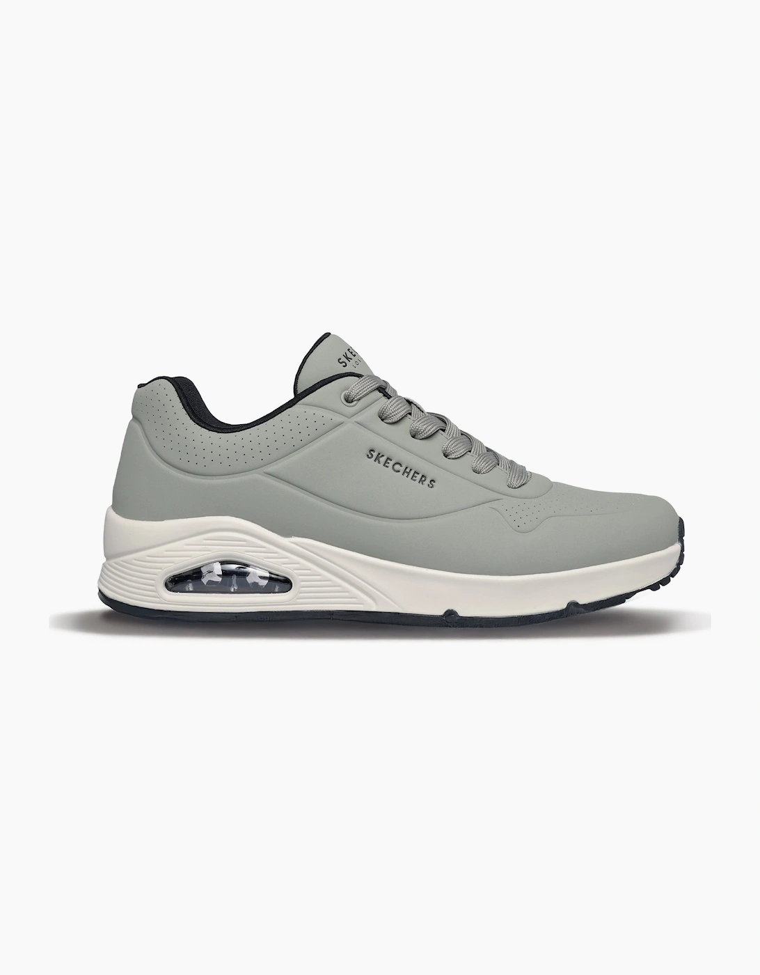 Skechers UNO - STAND ON AIR Mens Casual Trainers Olive Black