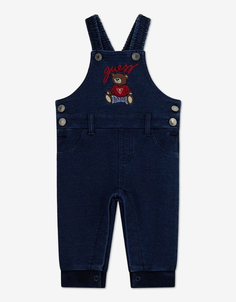 Guess Baby Boys Dungaree Set in Navy