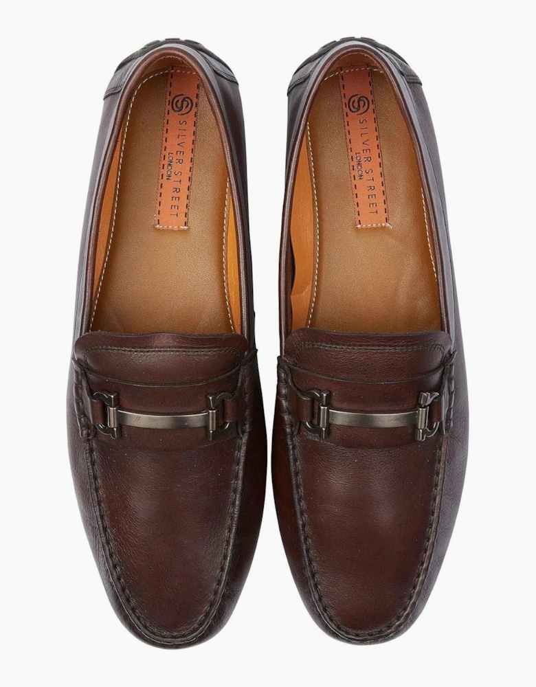 Silver Street London AUSTIN Mens Loafers Brown