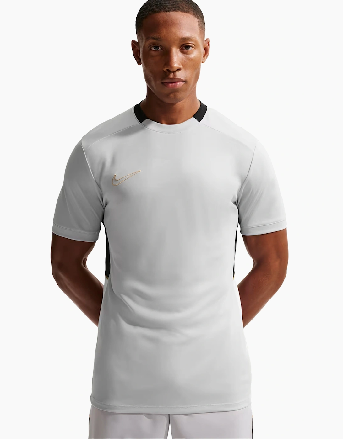 Nike Men's Grey Gold Academy Training T-Shirt  40 L
