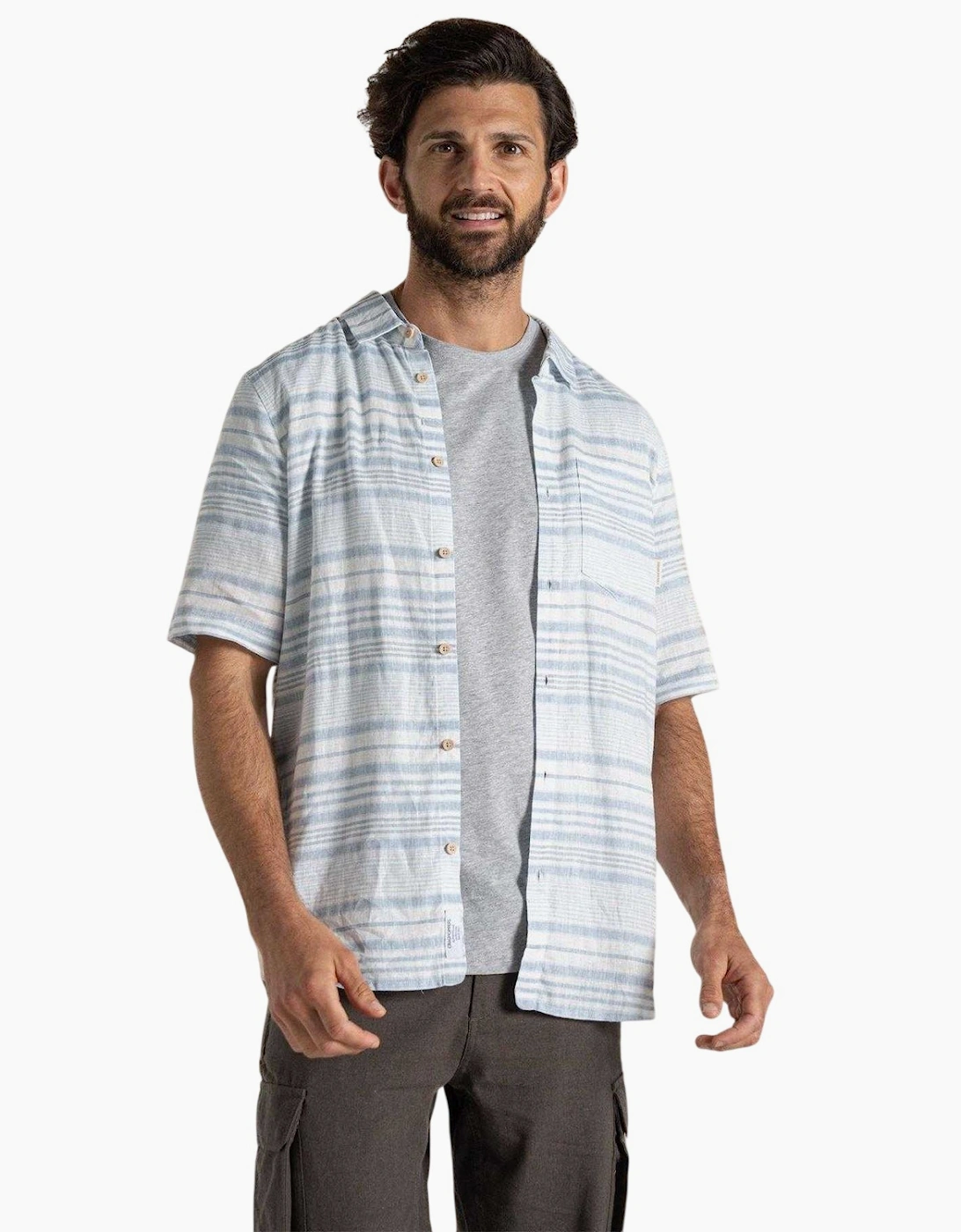Craghoppers Men's Niagara Blue Shirt  Regular/36 S