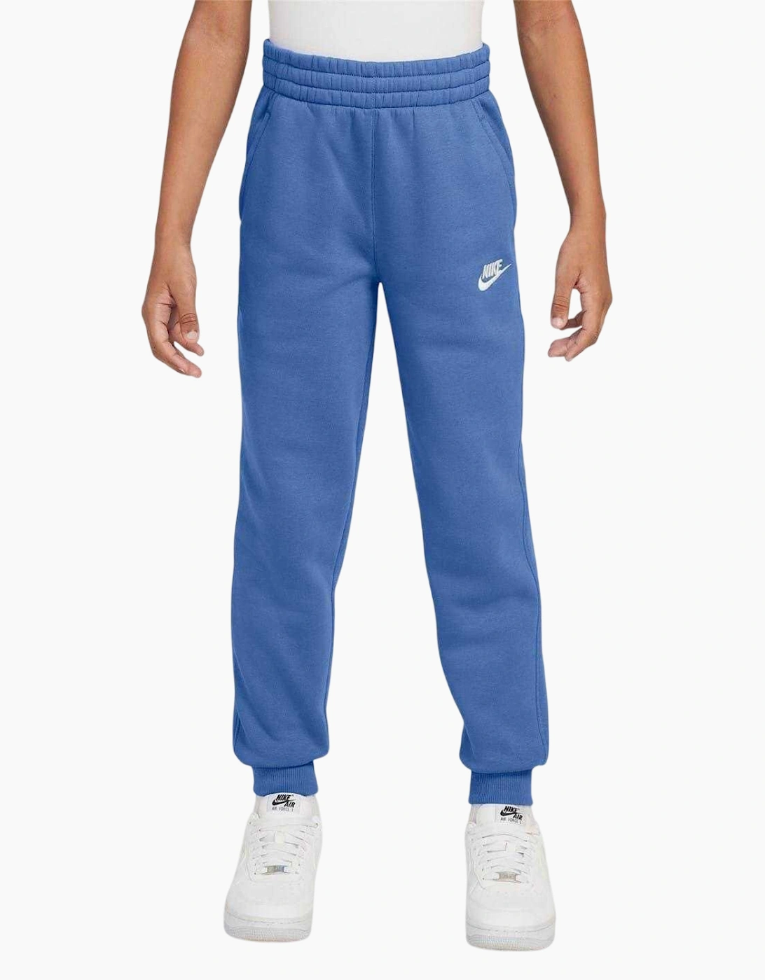 Nike Unisex Blue Childrens/ Fleece Jogging Bottoms  Size 13 Years Kids