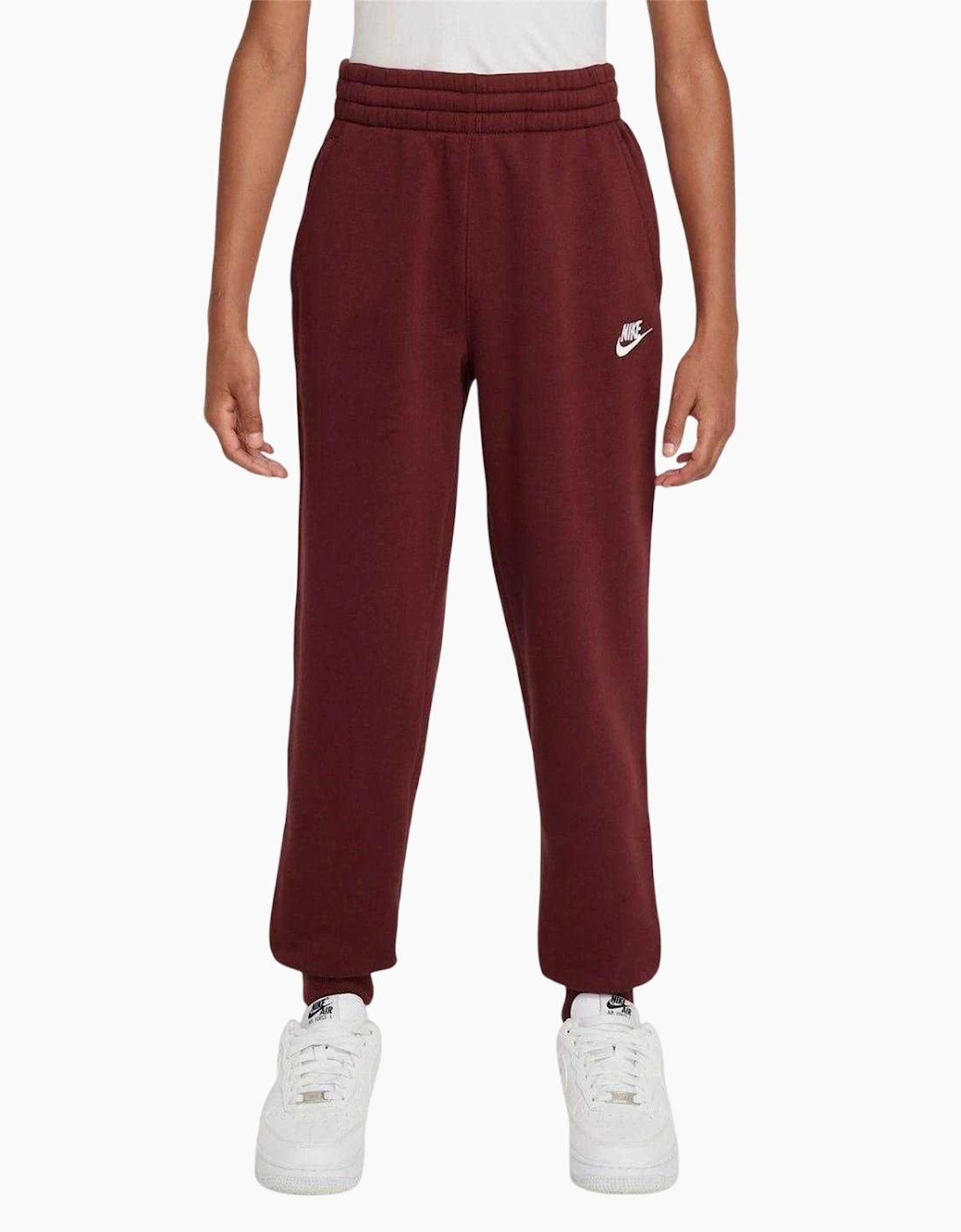Nike Unisex Team Red Childrens/ Fleece Jogging Bottoms  11 Years/12 Years Size 11-12 Years Kids
