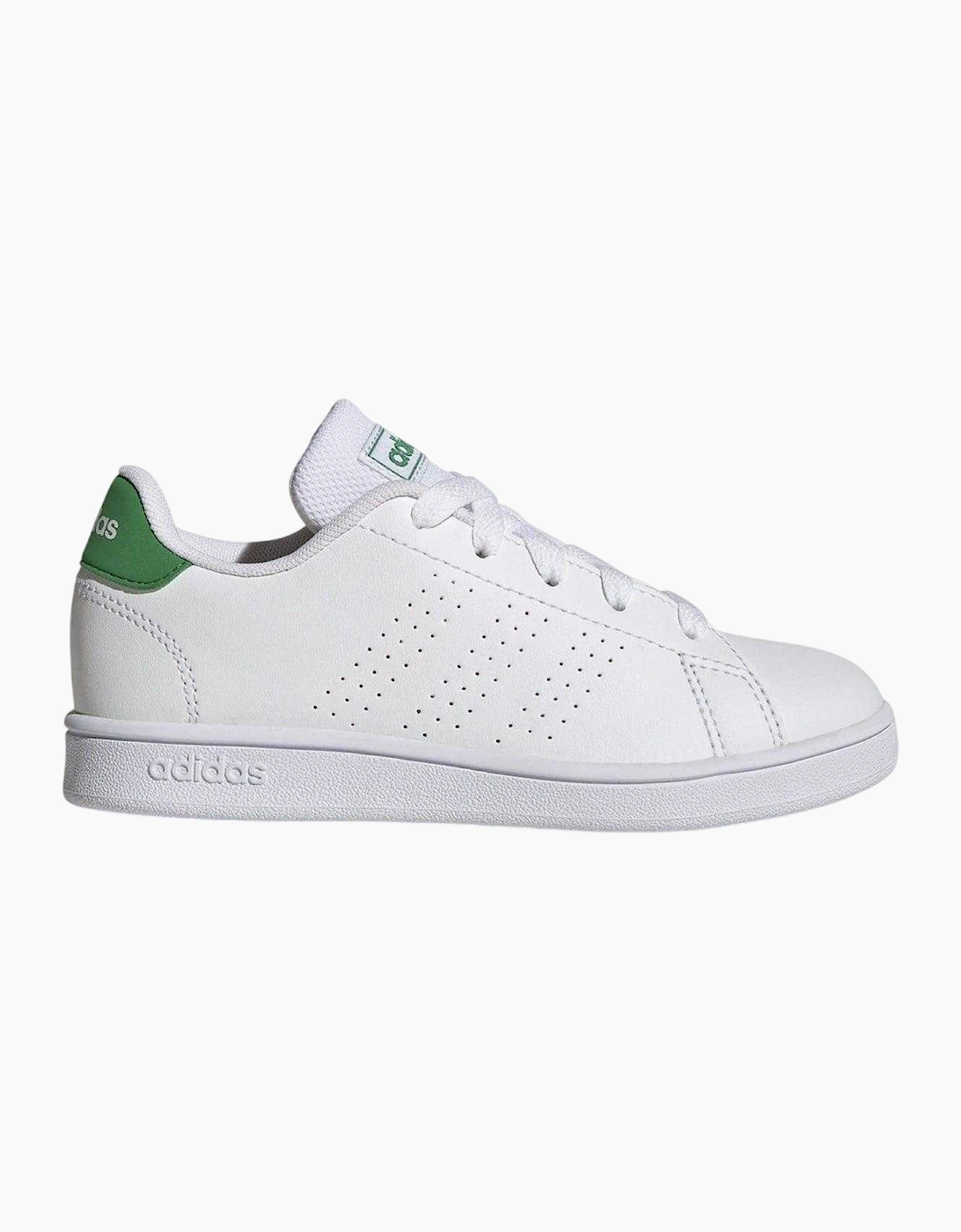 Adidas Unisex White/Multi Childrens/ Advantage Lifestyle Court Lace Up Trainers  13.5 Size 13.5 Uk Child Kids