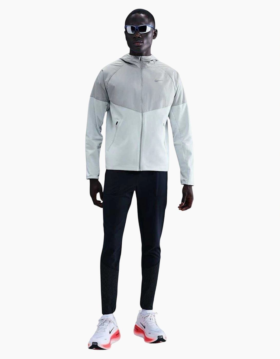 Nike Men's Platinum Miler Running Hooded Jacket  L
