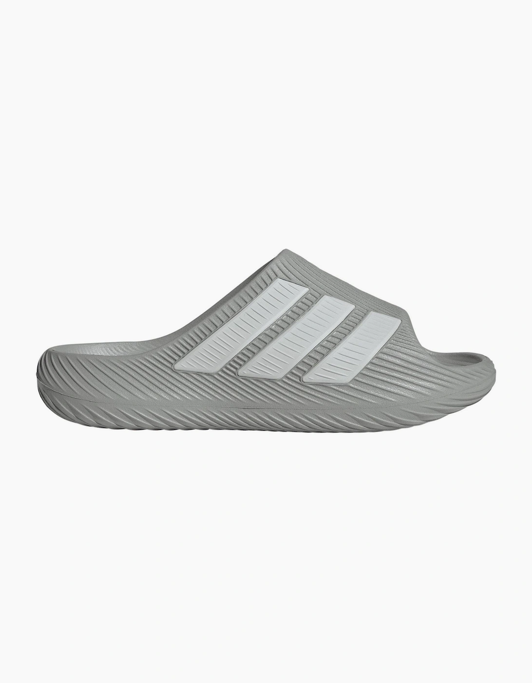 Adidas Men's Grey Adilette Shower Rubber Sliders  9 Size 9 Uk