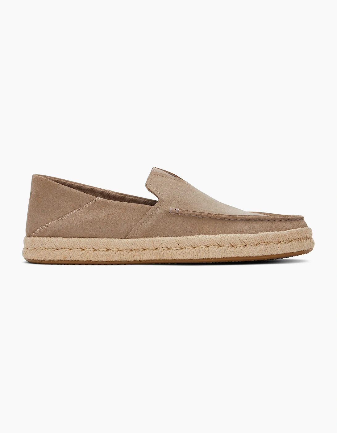 Toms Alonso Rope Slip On Loafer Suede Dune