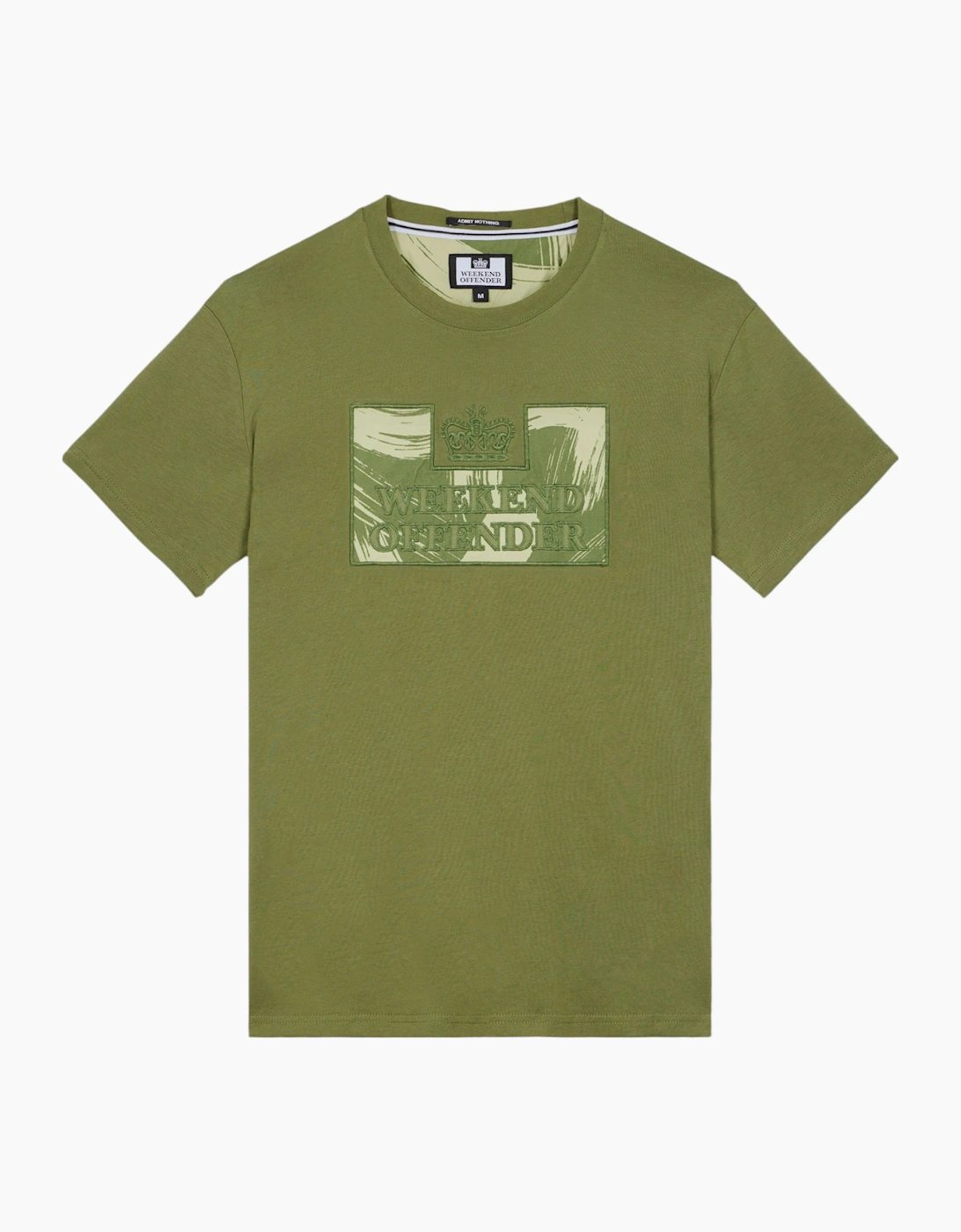Weekend Offender Mens T Shirts Adachi Camo Crew Neck Top