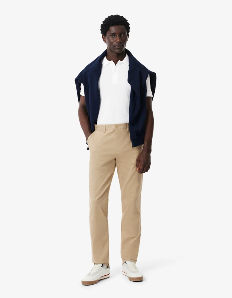 Lacoste Mens Original L.12.12 Slim Fit Petit Piqué Cotton Polo Shirt - White 001