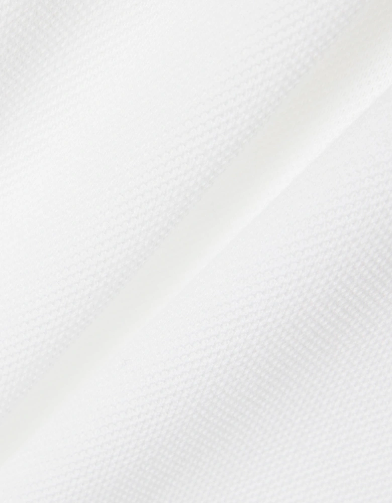 Lacoste Mens Original L.12.12 Slim Fit Petit Piqué Cotton Polo Shirt - White 001