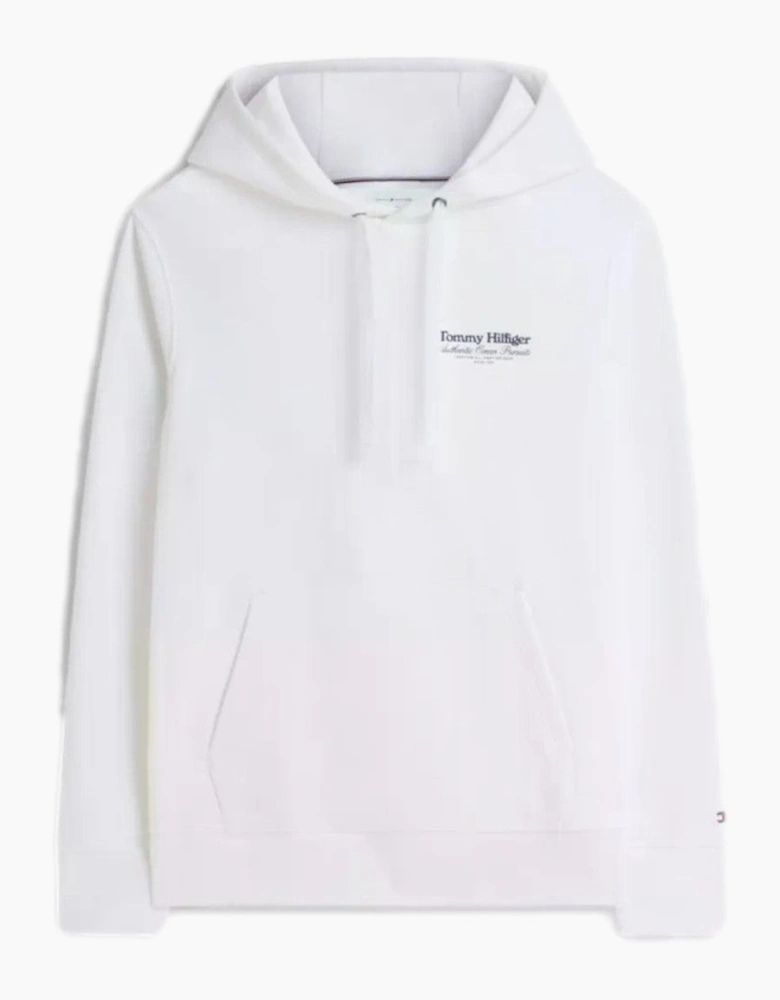 Tommy Hilfiger Nautical Back Graphic Hoody YBR White