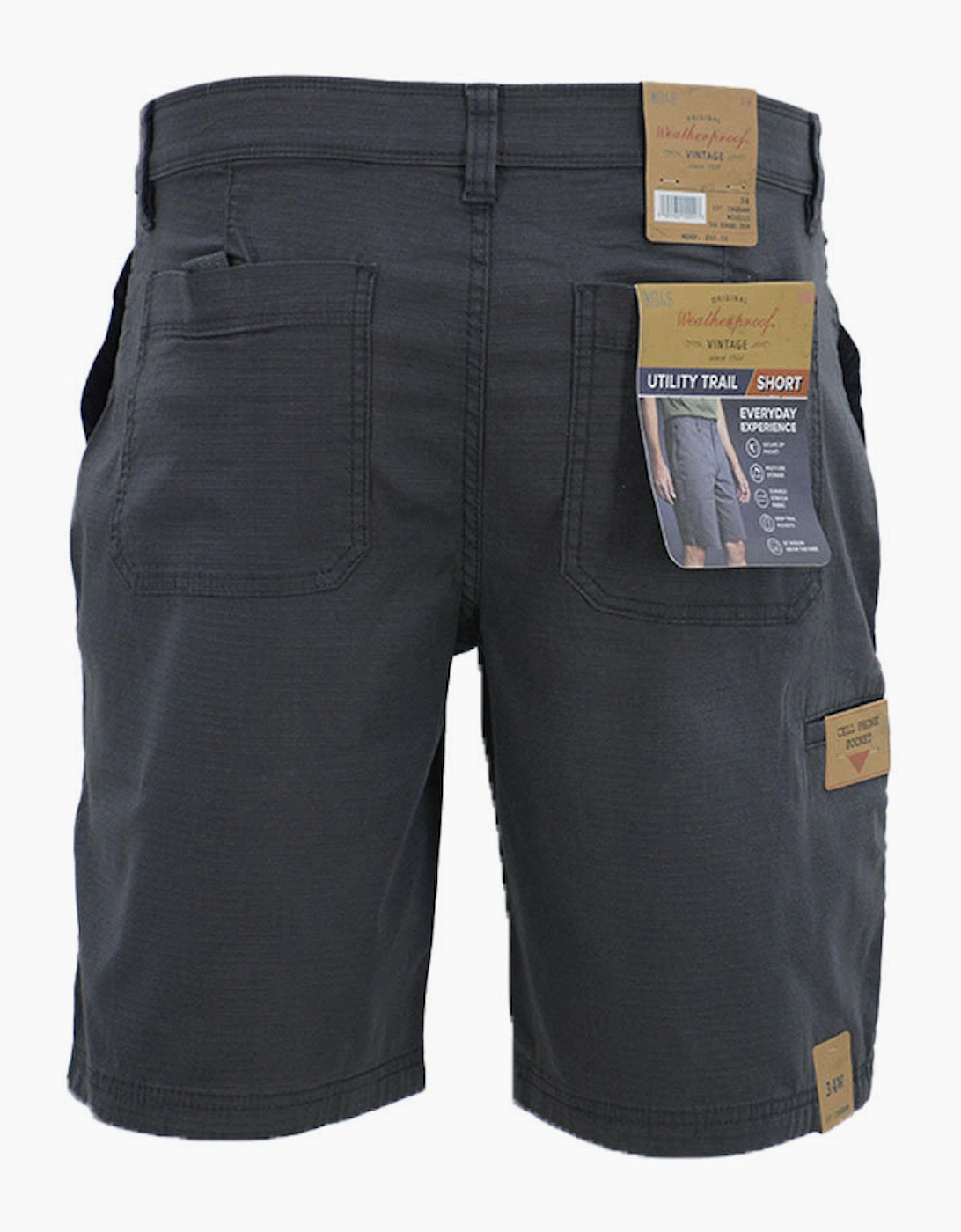 Weatherproof Mens Utility Shorts Knee Bermuda Cargo Half Pants