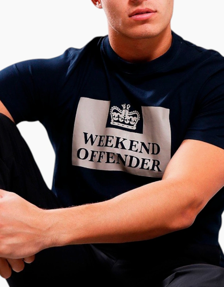 Weekend Offender Mens T Shirt Crew Neck Prison Summer Casual Cotton Short Sleeve